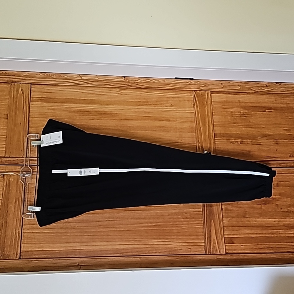 Coldwater Creek 1X Soft Tuxedo Track pants NWT